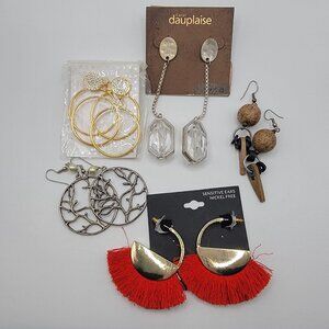 Lot of Vintage‎ Earrings Dangle Carol Dauplaise Boho Tree Of Life Bohemian